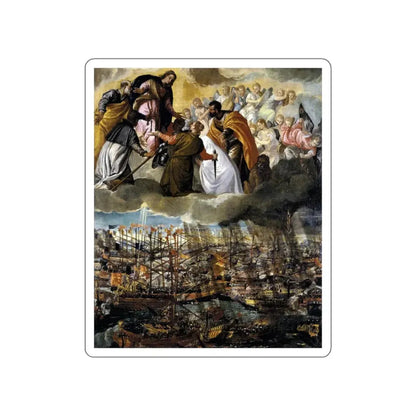 VERONESE, Paolo - Battle of Lepanto (Artwork) STICKER Vinyl Die-Cut Decal White Die-Cut 3 Inch - The Sticker Space