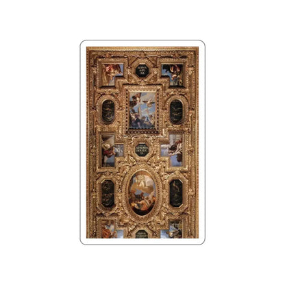 VERONESE, Paolo - Ceiling decoration (detail) (Artwork) STICKER Vinyl Die-Cut Decal White Die-Cut 5 Inch - The Sticker Space