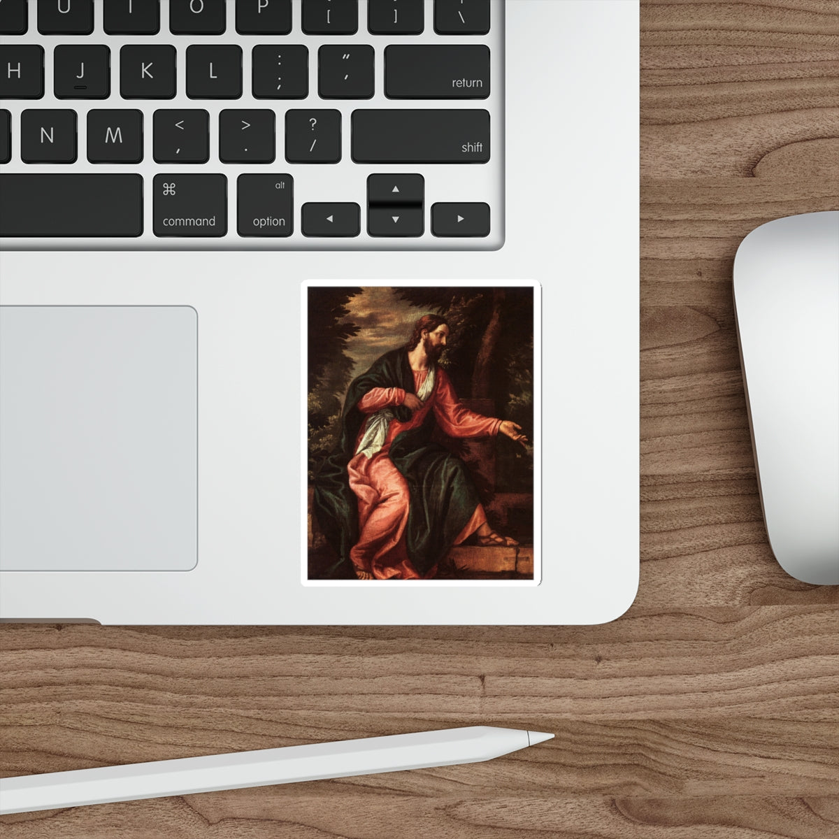 VERONESE, Paolo - Christ and the Woman of Samaria d (Artwork) STICKER Vinyl Die-Cut Decal-The Sticker Space