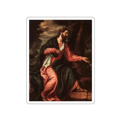 VERONESE, Paolo - Christ and the Woman of Samaria d (Artwork) STICKER Vinyl Die-Cut Decal White Die-Cut 4 Inch - The Sticker Space