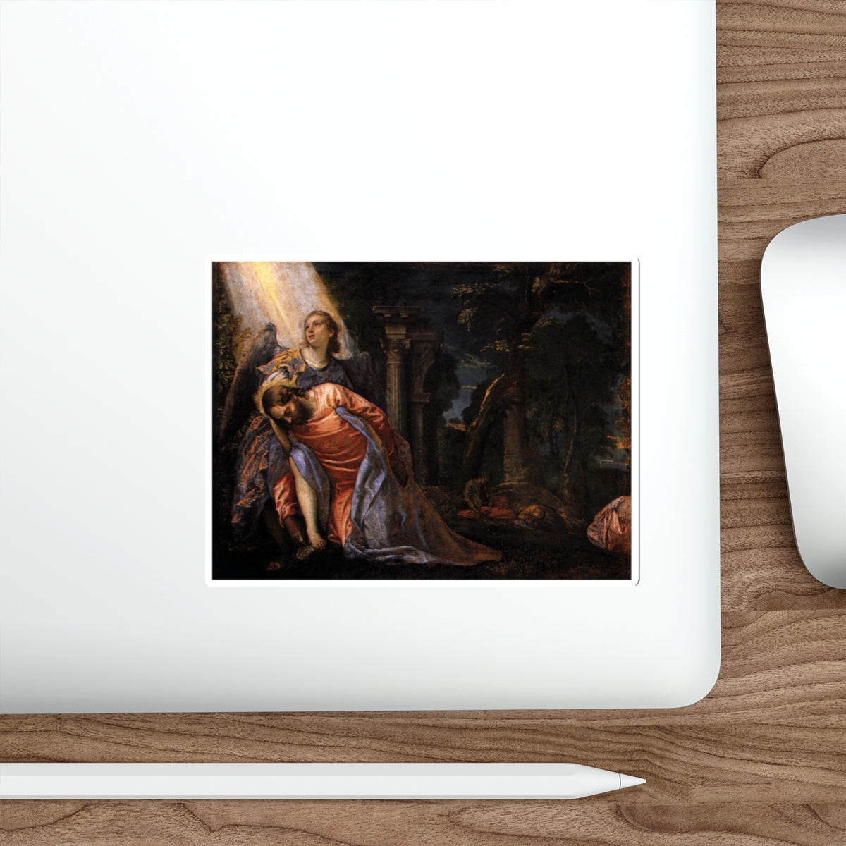 VERONESE, Paolo - Christ in the Garden of Gethsemane (Artwork) STICKER Vinyl Die-Cut Decal-The Sticker Space