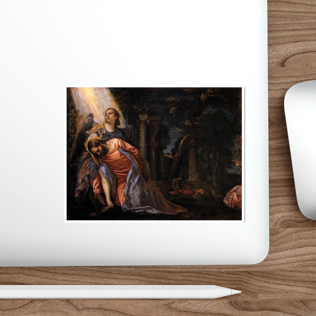 VERONESE, Paolo - Christ in the Garden of Gethsemane (Artwork) STICKER Vinyl Die-Cut Decal-The Sticker Space