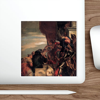 VERONESE, Paolo - Esther Crowned by Ahasuerus (Artwork) STICKER Vinyl Die-Cut Decal-The Sticker Space