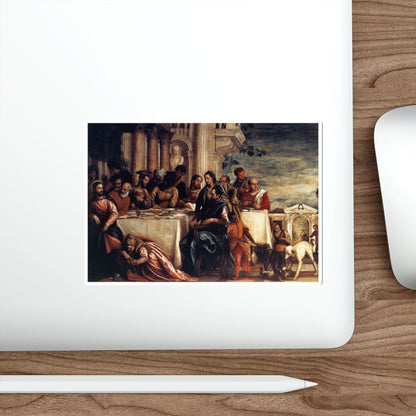 VERONESE, Paolo - Feast at the House of Simon (detail) (Artwork) STICKER Vinyl Die-Cut Decal-The Sticker Space