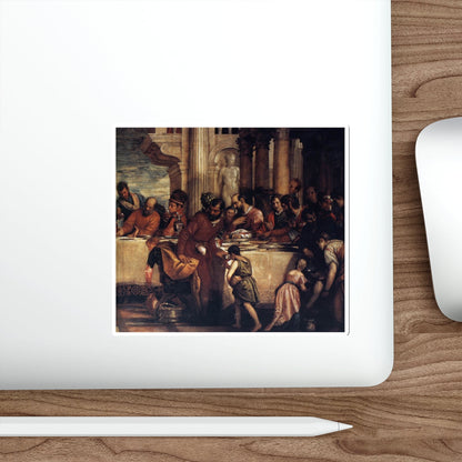 VERONESE, Paolo - Feast at the House of Simon (detail)3 (Artwork) STICKER Vinyl Die-Cut Decal-The Sticker Space