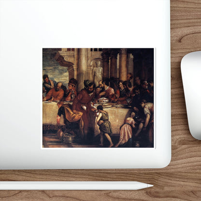 VERONESE, Paolo - Feast at the House of Simon (detail)3 (Artwork) STICKER Vinyl Die-Cut Decal-The Sticker Space