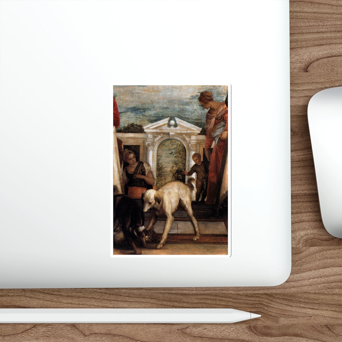 VERONESE, Paolo - Feast at the House of Simon (detail)4 (Artwork) STICKER Vinyl Die-Cut Decal-The Sticker Space