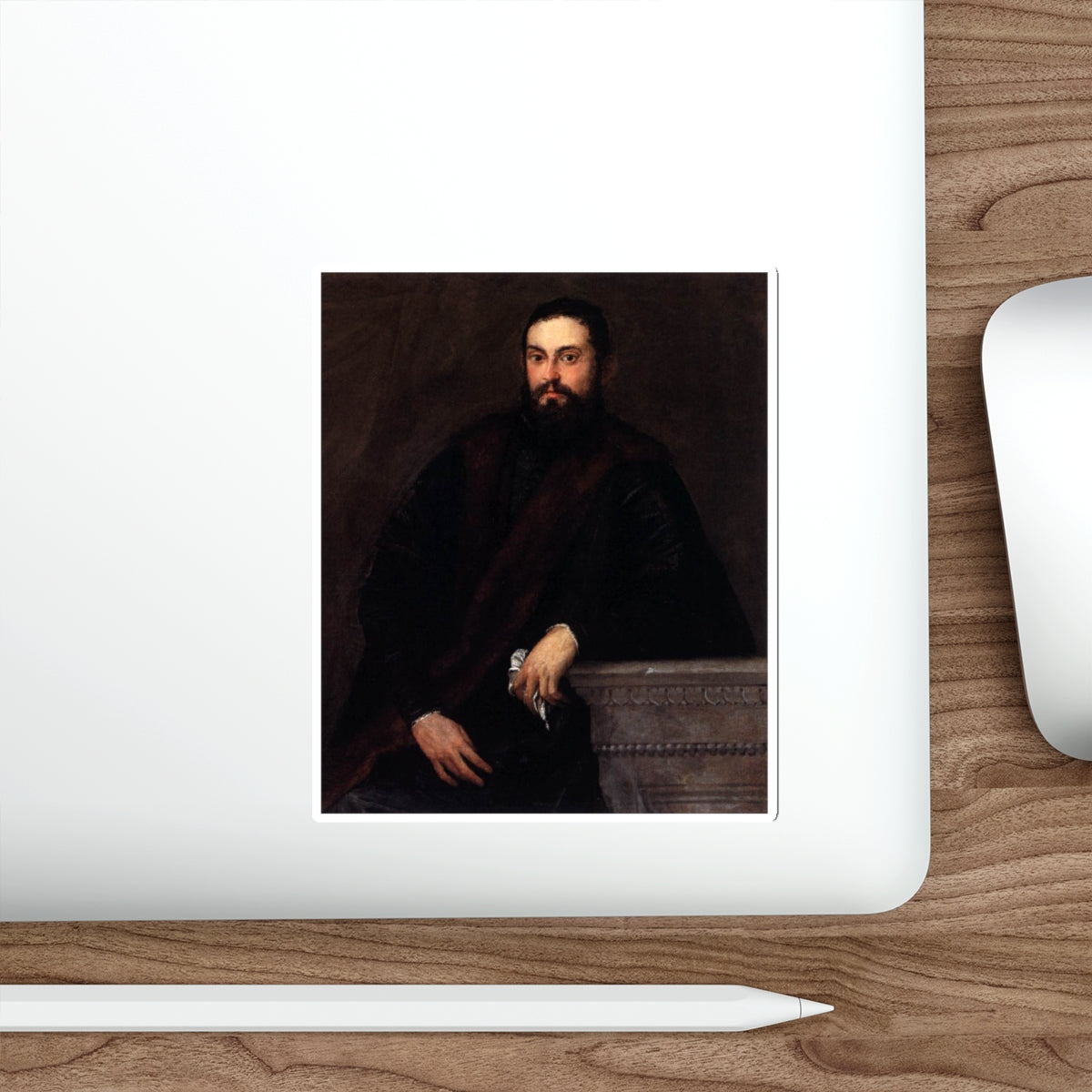 VERONESE, Paolo - Gentleman in Black (Artwork) STICKER Vinyl Die-Cut Decal-The Sticker Space