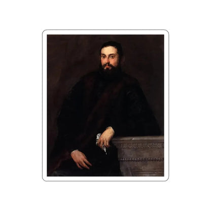 VERONESE, Paolo - Gentleman in Black (Artwork) STICKER Vinyl Die-Cut Decal White Die-Cut 3 Inch - The Sticker Space