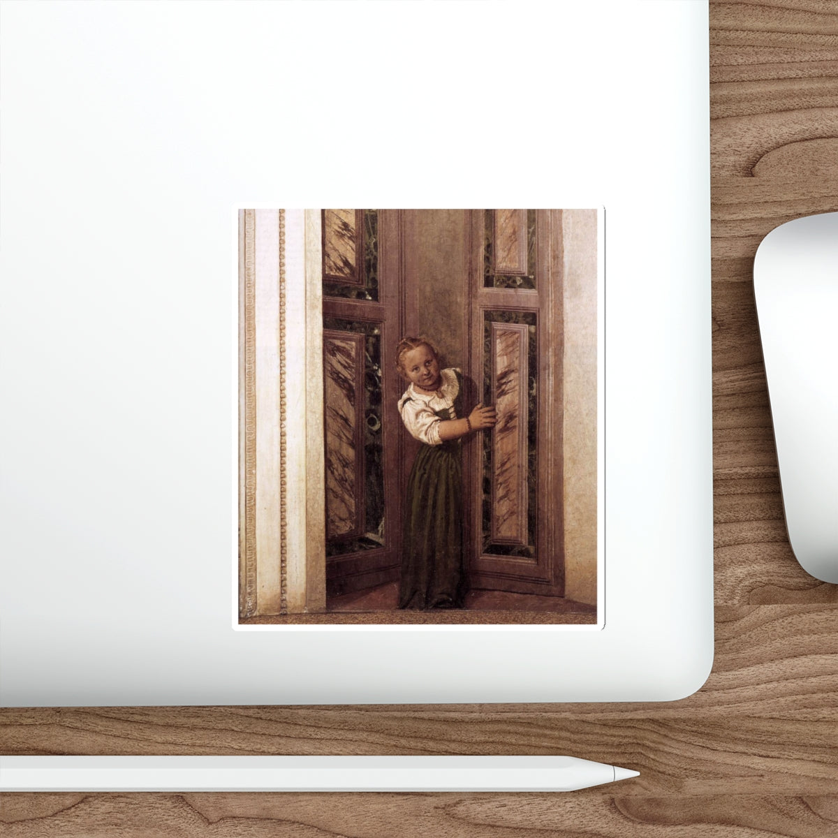 VERONESE, Paolo - Girl in the Doorway (Artwork) STICKER Vinyl Die-Cut Decal-The Sticker Space