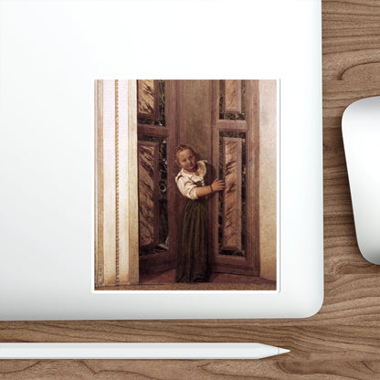 VERONESE, Paolo - Girl in the Doorway (Artwork) STICKER Vinyl Die-Cut Decal-The Sticker Space