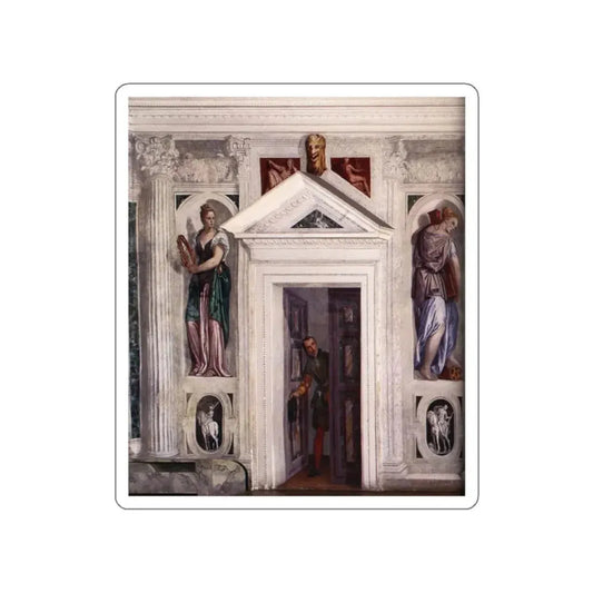 VERONESE, Paolo - Illusory Door (Artwork) STICKER Vinyl Die-Cut Decal White Die-Cut 2 Inch - The Sticker Space