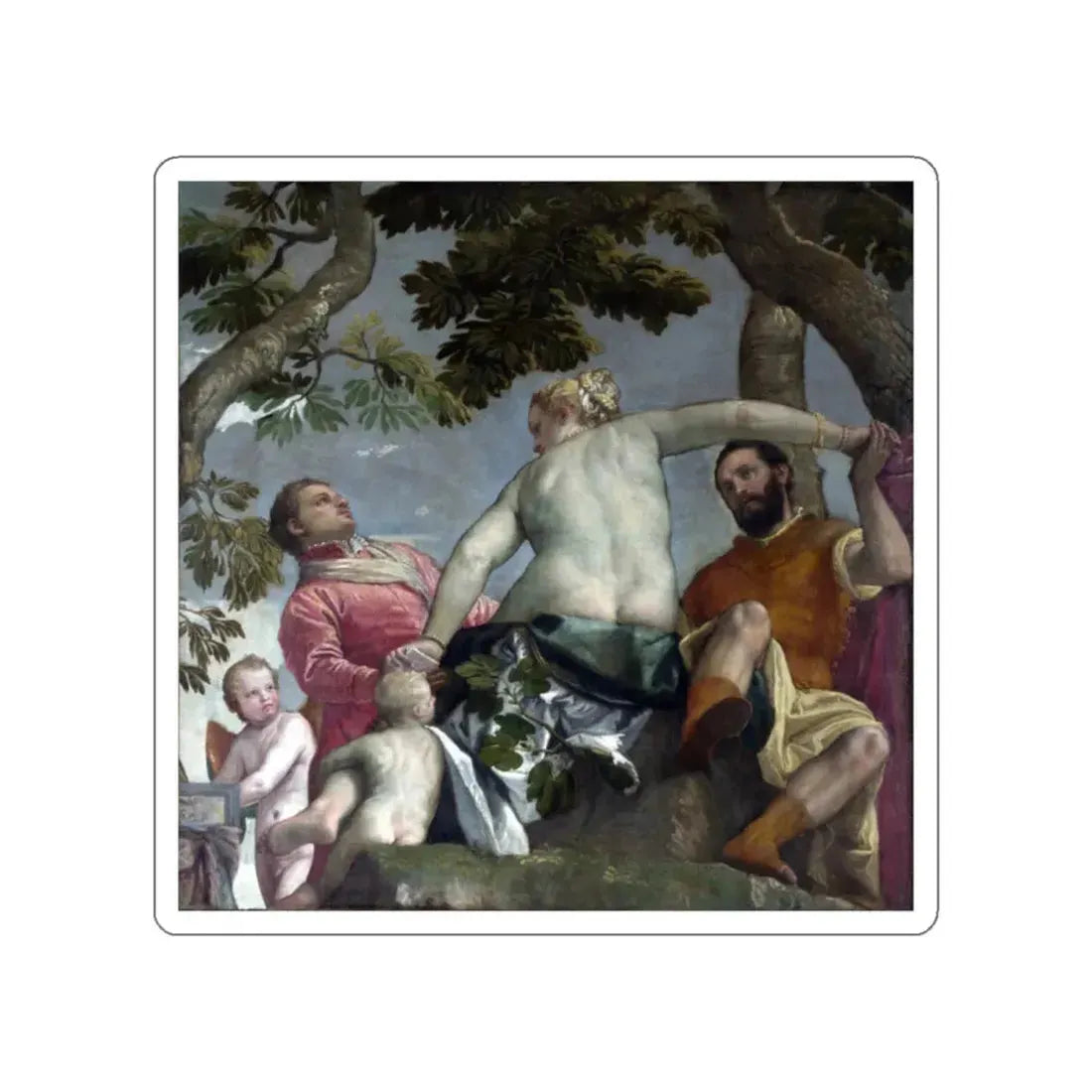 VERONESE, Paolo - Infidelity (Artwork) STICKER Vinyl Die-Cut Decal White Die-Cut 2 Inch - The Sticker Space