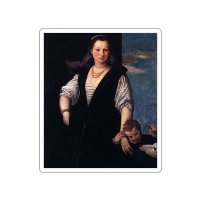 VERONESE, Paolo - Isabella Guerrieri Gonzaga Canossa (Artwork) STICKER Vinyl Die-Cut Decal-White-The Sticker Space