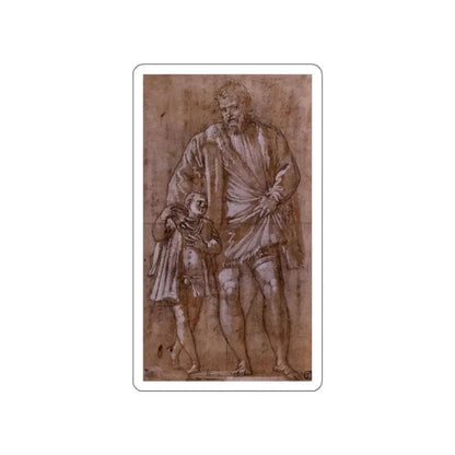 VERONESE, Paolo - Iseppo and Adriano da Porto (Artwork) STICKER Vinyl Die-Cut Decal White Die-Cut 2 Inch - The Sticker Space
