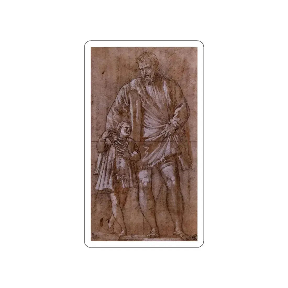 VERONESE, Paolo - Iseppo and Adriano da Porto (Artwork) STICKER Vinyl Die-Cut Decal White Die-Cut 5 Inch - The Sticker Space