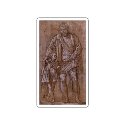 VERONESE, Paolo - Iseppo and Adriano da Porto (Artwork) STICKER Vinyl Die-Cut Decal White Die-Cut 6 Inch - The Sticker Space