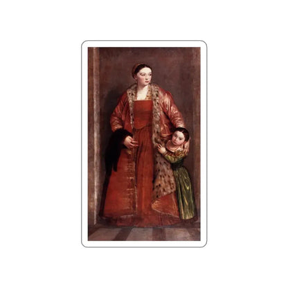 VERONESE, Paolo - Iseppo and Adriano da Porto3 (Artwork) STICKER Vinyl Die-Cut Decal White Die-Cut 3 Inch - The Sticker Space