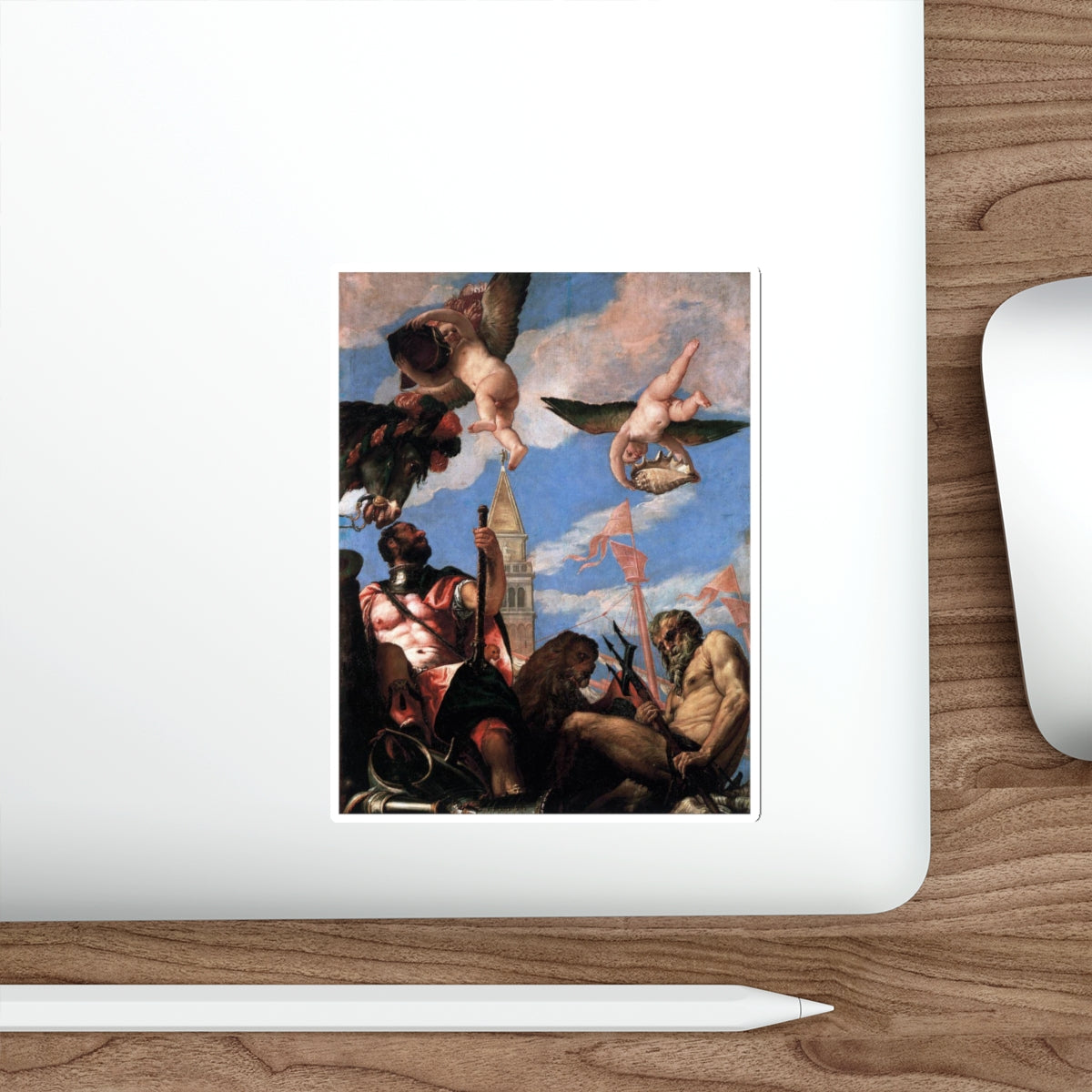 VERONESE, Paolo - Mars and Neptune (Artwork) STICKER Vinyl Die-Cut Decal-The Sticker Space