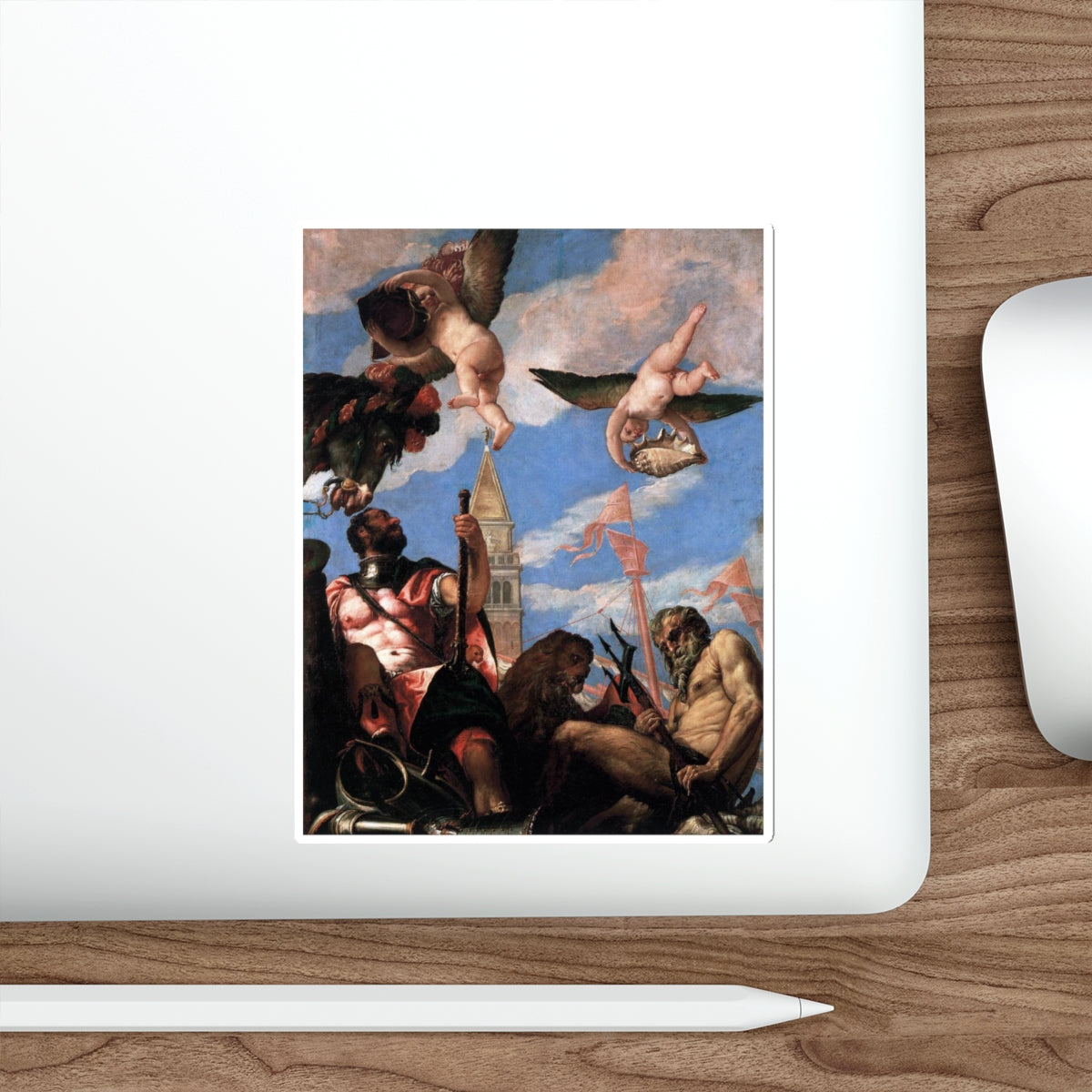 VERONESE, Paolo - Mars and Neptune (Artwork) STICKER Vinyl Die-Cut Decal-The Sticker Space