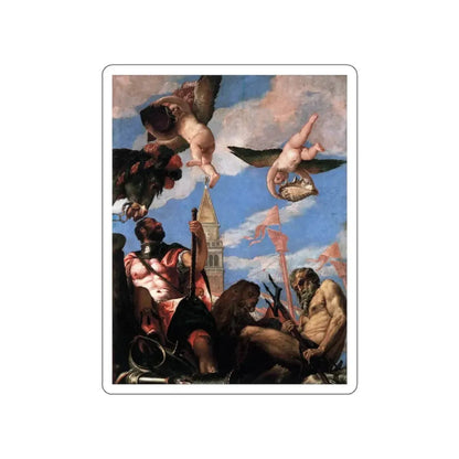 VERONESE, Paolo - Mars and Neptune (Artwork) STICKER Vinyl Die-Cut Decal White Die-Cut 6 Inch - The Sticker Space