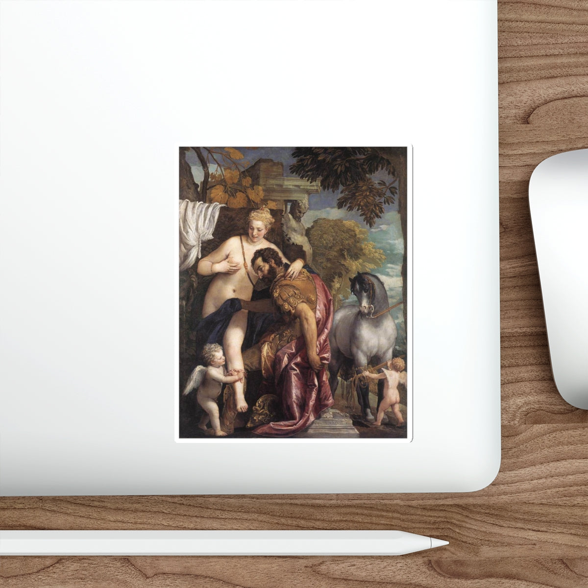 VERONESE, Paolo - Mars and Venus United by Love (Artwork) STICKER Vinyl Die-Cut Decal-The Sticker Space