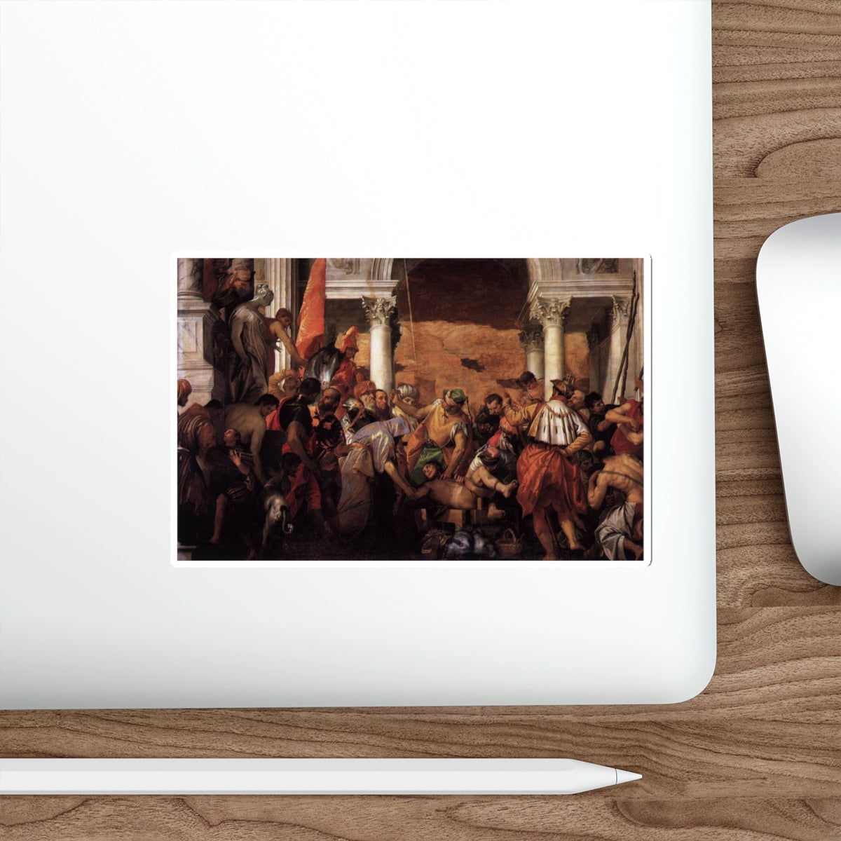 VERONESE, Paolo - Martyrdom of St Sebastian (Artwork) STICKER Vinyl Die-Cut Decal-The Sticker Space