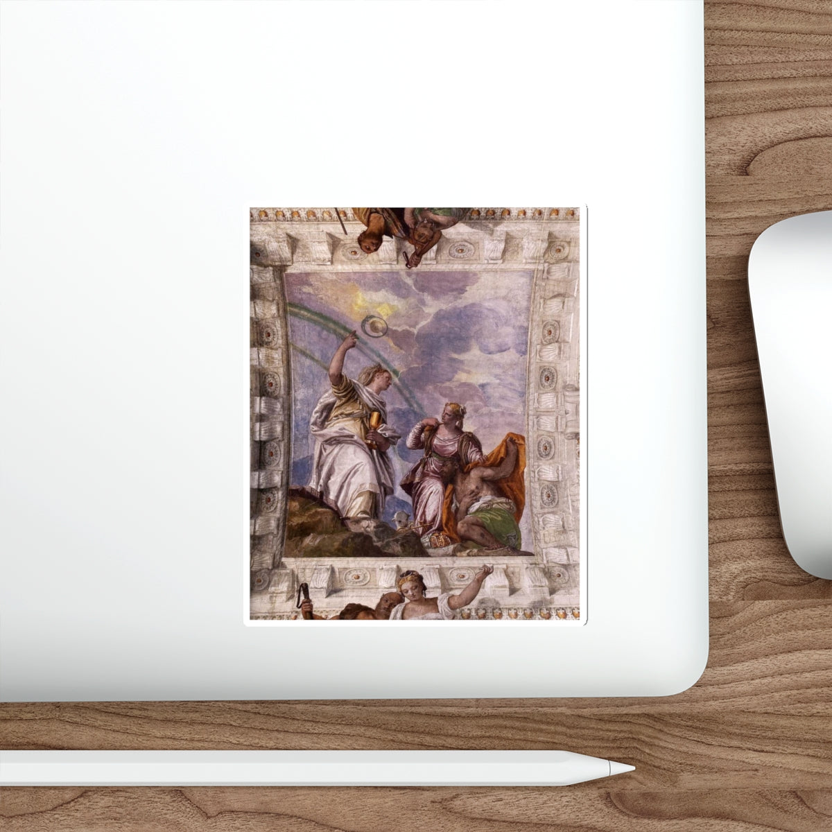 VERONESE, Paolo - Mortal Man Guided to Divine Eternity (Artwork) STICKER Vinyl Die-Cut Decal-The Sticker Space