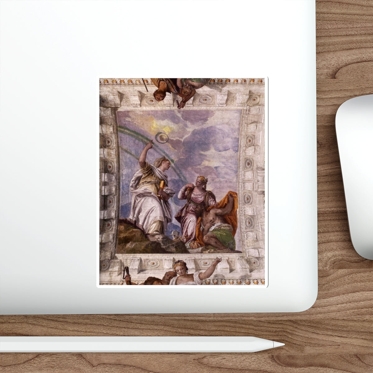 VERONESE, Paolo - Mortal Man Guided to Divine Eternity (Artwork) STICKER Vinyl Die-Cut Decal-The Sticker Space