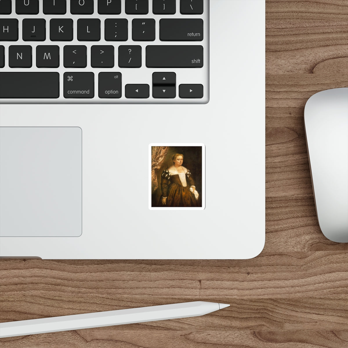 VERONESE, Paolo - Portrait of a Venetian Woman (Artwork) STICKER Vinyl Die-Cut Decal-The Sticker Space