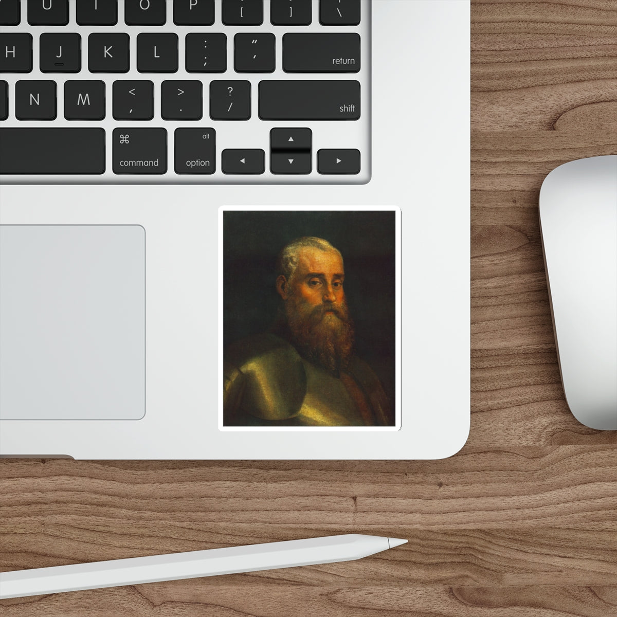 VERONESE, Paolo - Portrait of Agostino Barbarigo (Artwork) STICKER Vinyl Die-Cut Decal-The Sticker Space