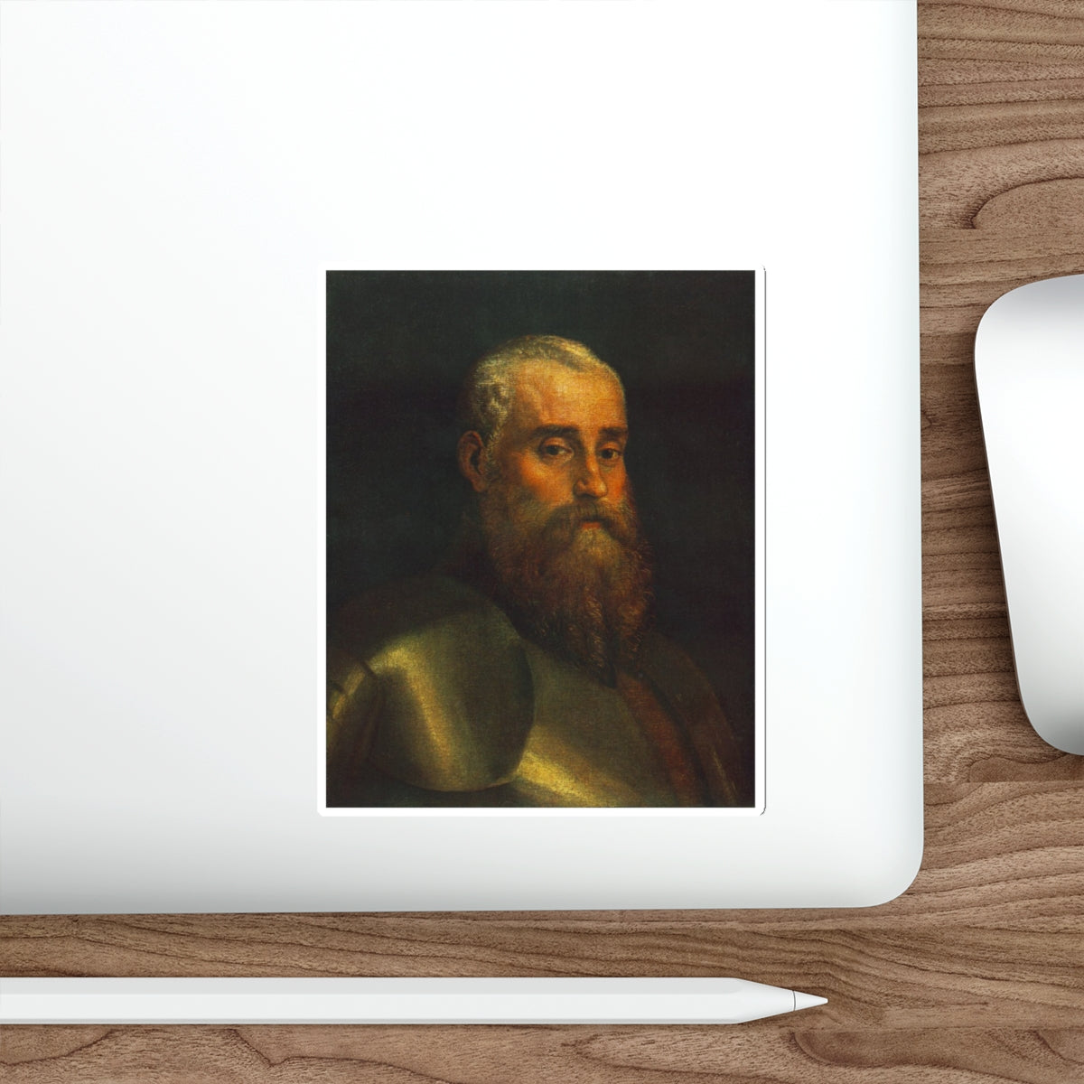 VERONESE, Paolo - Portrait of Agostino Barbarigo (Artwork) STICKER Vinyl Die-Cut Decal-The Sticker Space