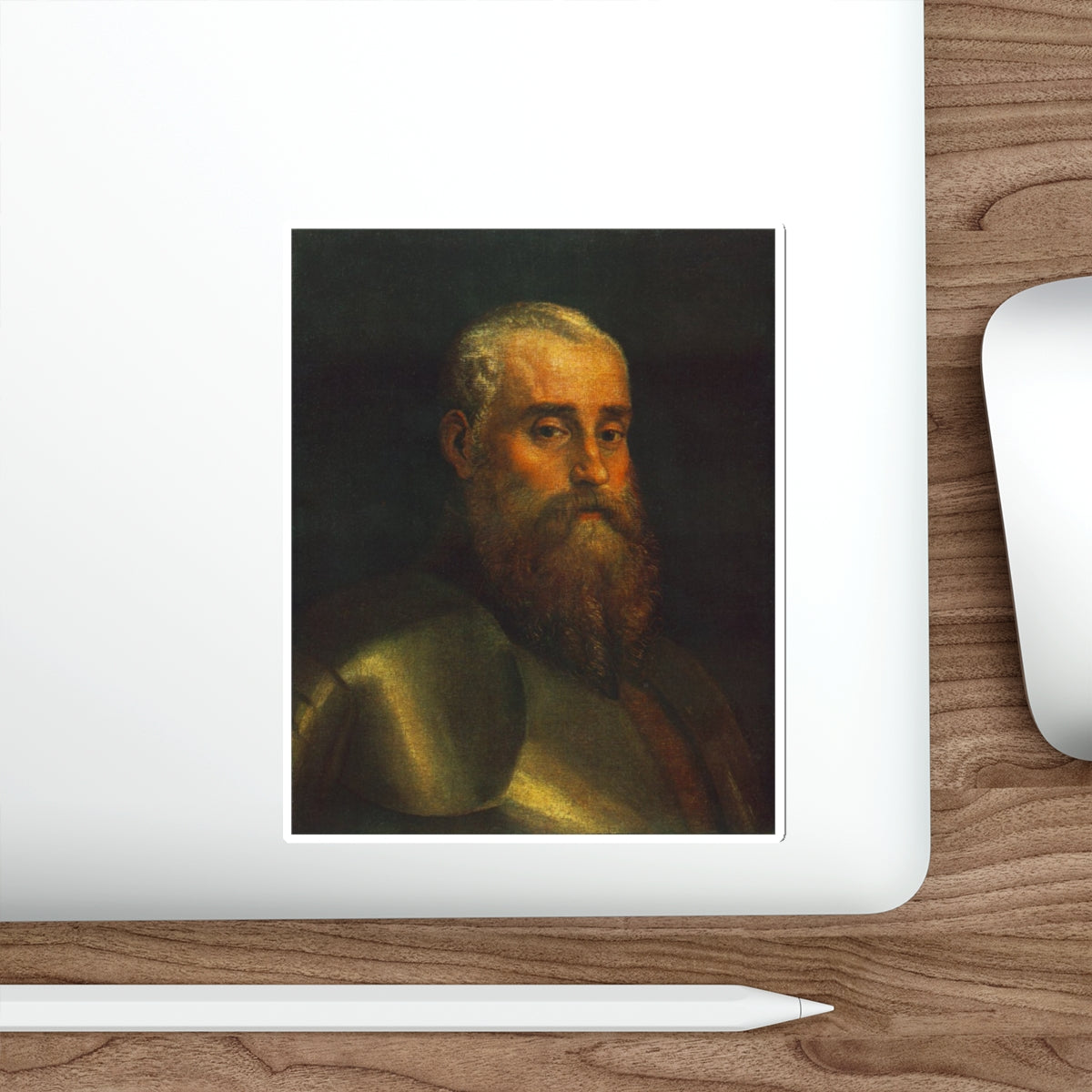 VERONESE, Paolo - Portrait of Agostino Barbarigo (Artwork) STICKER Vinyl Die-Cut Decal-The Sticker Space