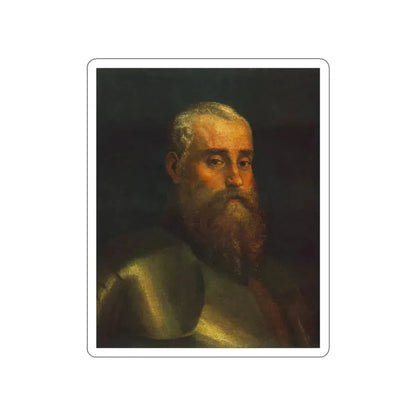 VERONESE, Paolo - Portrait of Agostino Barbarigo (Artwork) STICKER Vinyl Die-Cut Decal White Die-Cut 4 Inch - The Sticker Space