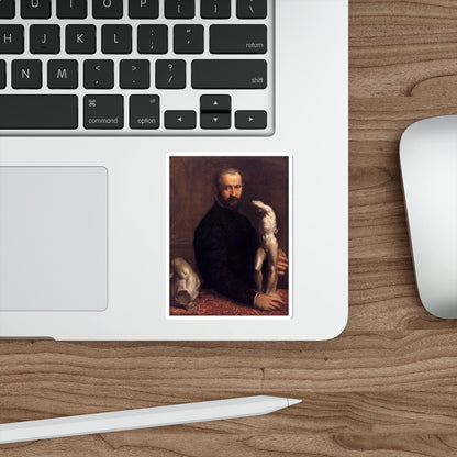 VERONESE, Paolo - Portrait of Alessandro Vittoria (Artwork) STICKER Vinyl Die-Cut Decal-The Sticker Space