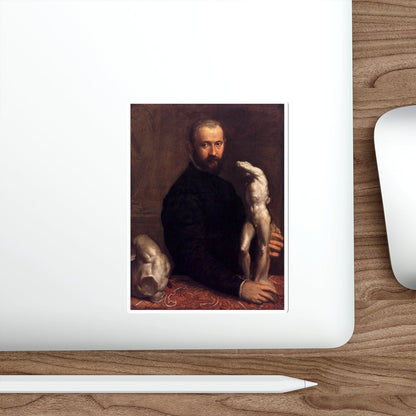 VERONESE, Paolo - Portrait of Alessandro Vittoria (Artwork) STICKER Vinyl Die-Cut Decal-The Sticker Space