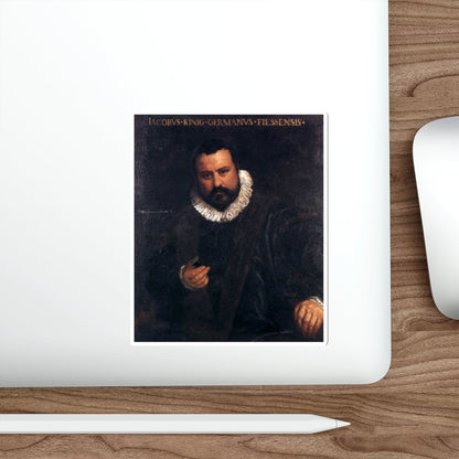 VERONESE, Paolo - Portrait of Johann Jakob Konig (Artwork) STICKER Vinyl Die-Cut Decal-The Sticker Space