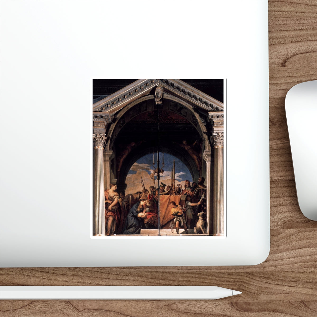 VERONESE, Paolo - Presentation in the Temple (Artwork) STICKER Vinyl Die-Cut Decal-The Sticker Space