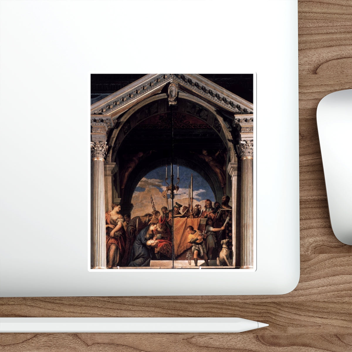 VERONESE, Paolo - Presentation in the Temple (Artwork) STICKER Vinyl Die-Cut Decal-The Sticker Space