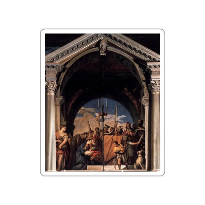 VERONESE, Paolo - Presentation in the Temple (Artwork) STICKER Vinyl Die-Cut Decal White Die-Cut 2 Inch - The Sticker Space
