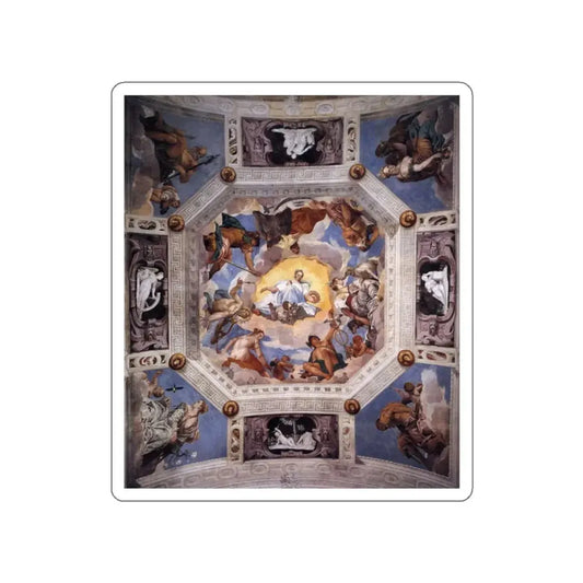 VERONESE, Paolo - Sala dell'Olimpo (Artwork) STICKER Vinyl Die-Cut Decal White Die-Cut 2 Inch - The Sticker Space