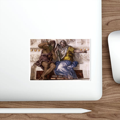 VERONESE, Paolo - Saturn (Time) and Historia (Artwork) STICKER Vinyl Die-Cut Decal-The Sticker Space