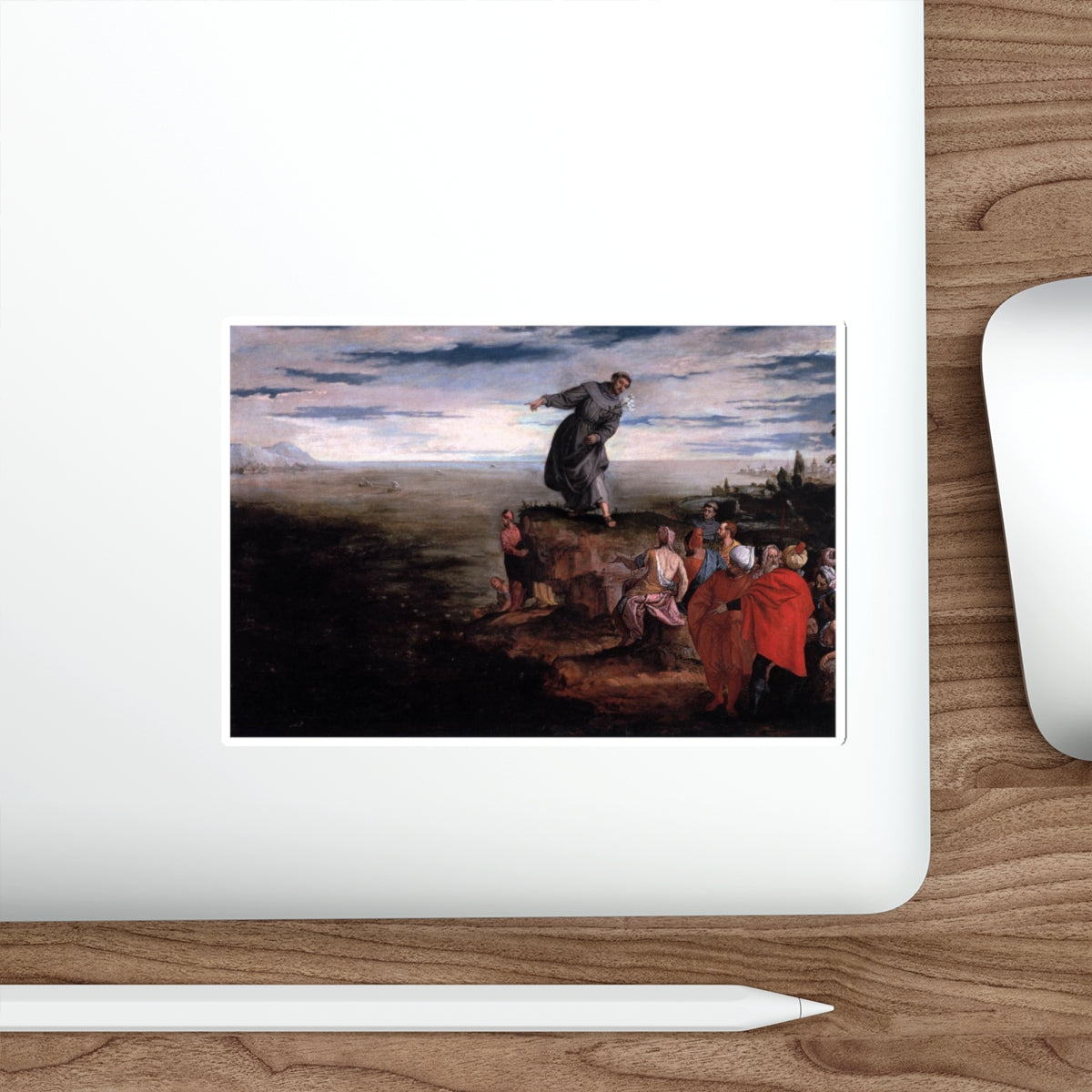 VERONESE, Paolo - St Anthony Preaching to the Fish (Artwork) STICKER Vinyl Die-Cut Decal-The Sticker Space