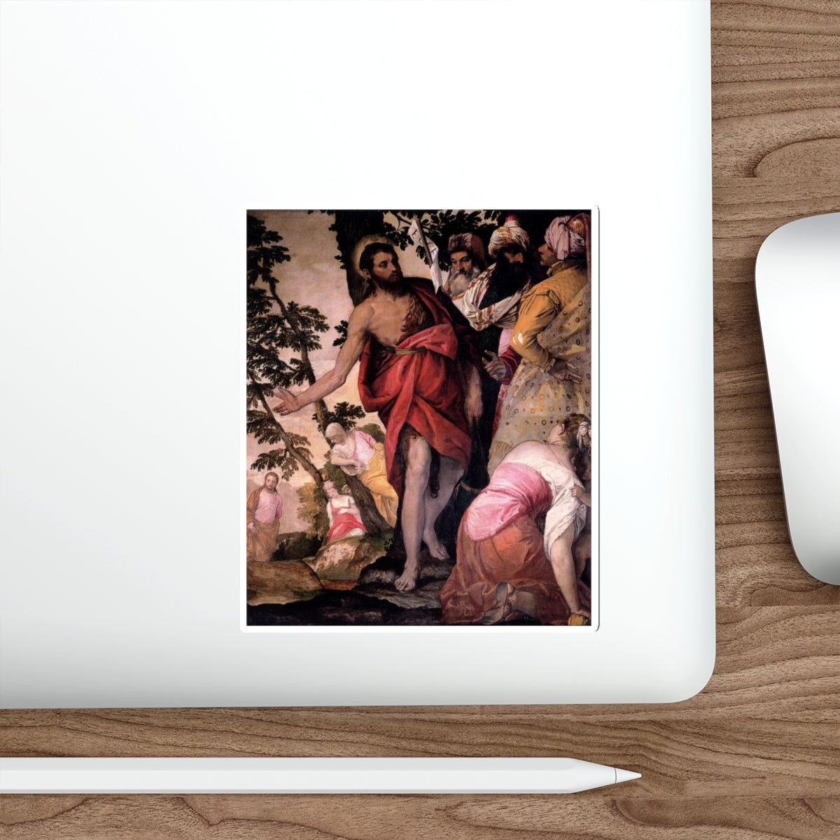 VERONESE, Paolo - St John the Baptist Preaching (Artwork) STICKER Vinyl Die-Cut Decal-The Sticker Space