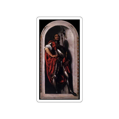 VERONESE, Paolo - St Mennas (Artwork) STICKER Vinyl Die-Cut Decal White Die-Cut 5 Inch - The Sticker Space