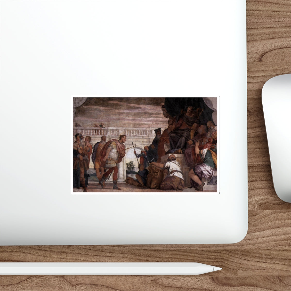 VERONESE, Paolo - St Sebastian Reproving Diocletian (Artwork) STICKER Vinyl Die-Cut Decal-The Sticker Space