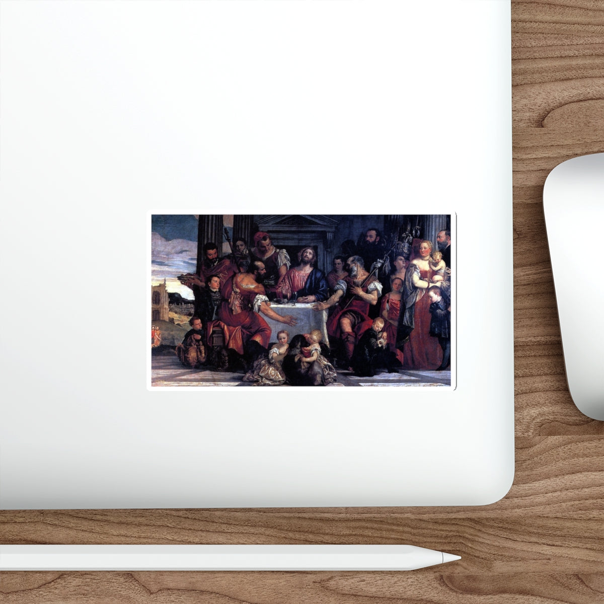 VERONESE, Paolo - Supper in Emmaus (Artwork) STICKER Vinyl Die-Cut Decal-The Sticker Space