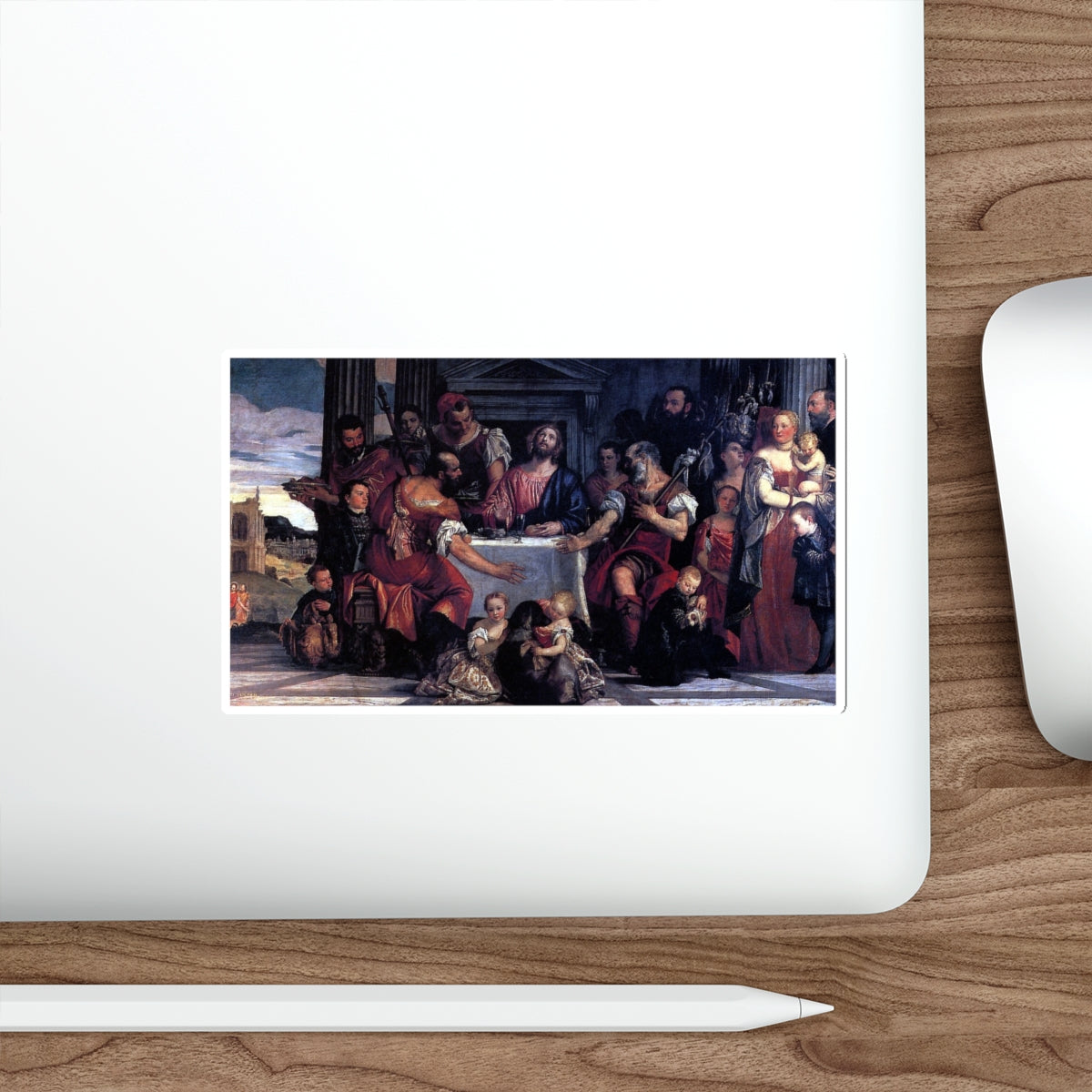 VERONESE, Paolo - Supper in Emmaus (Artwork) STICKER Vinyl Die-Cut Decal-The Sticker Space