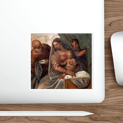 VERONESE, Paolo - The Holy Family (Madonna della pappa) (Artwork) STICKER Vinyl Die-Cut Decal-The Sticker Space