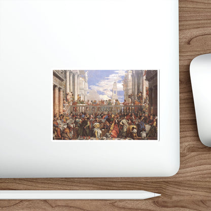 VERONESE, Paolo - The Marriage at Cana_1 (Artwork) STICKER Vinyl Die-Cut Decal-The Sticker Space